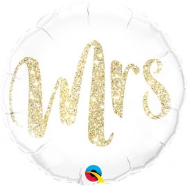 Foil Balloon 18" Mrs Glitter