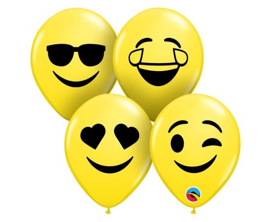 Μπάλονια Λατέξ 5" Smiling Faces /100 τεμ