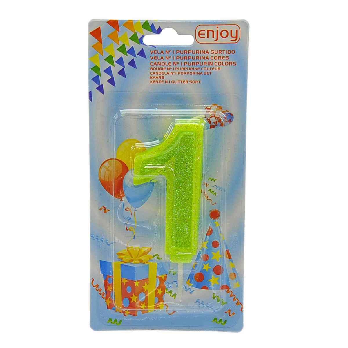 Neon κίτρινο κεράκι Νο1