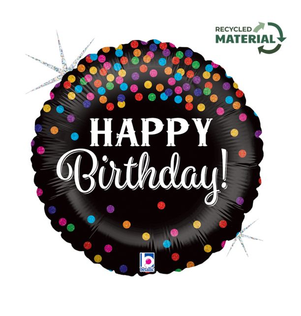 Foil Happy Birthday 47cm
