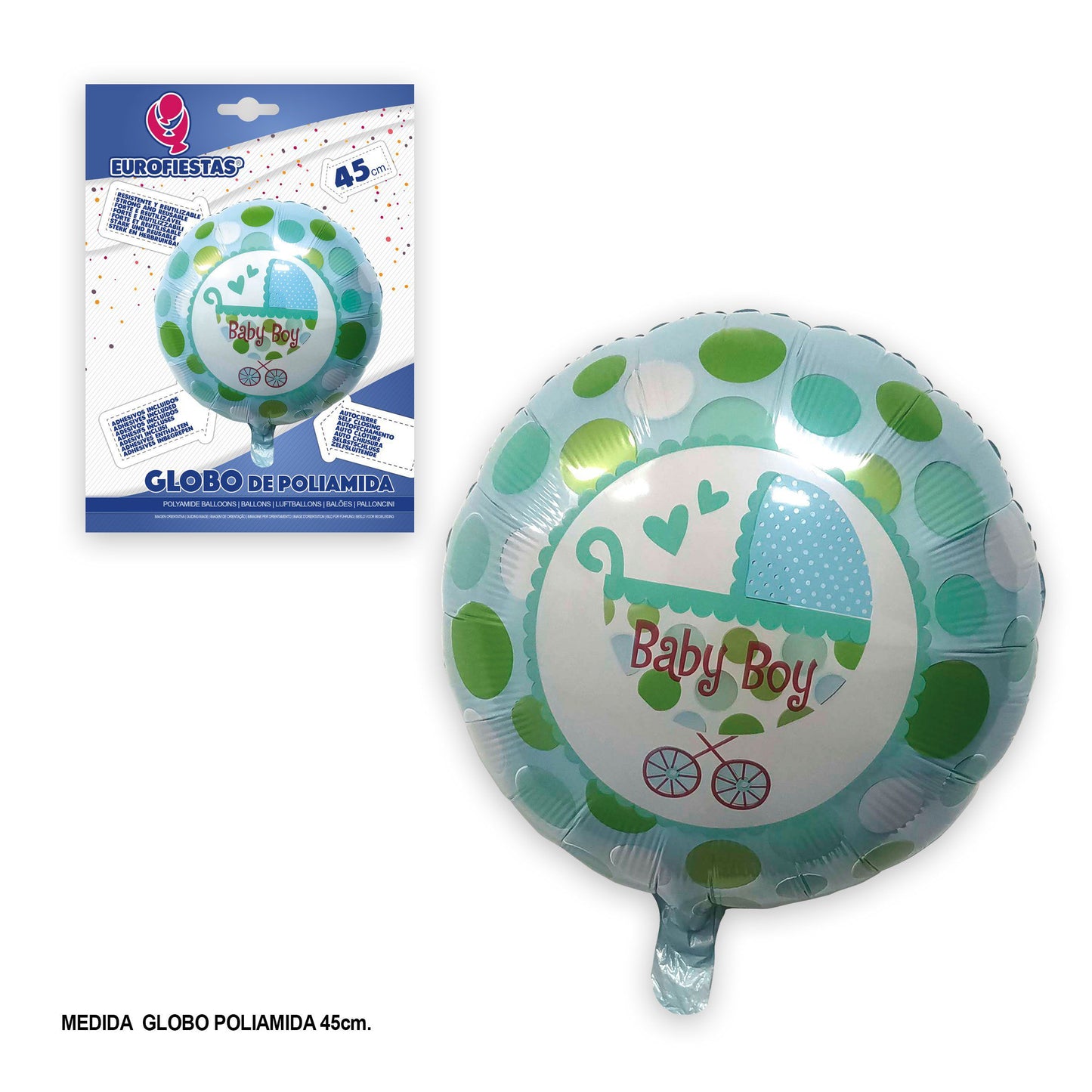 Foil μπαλόνι baby boy 45cm