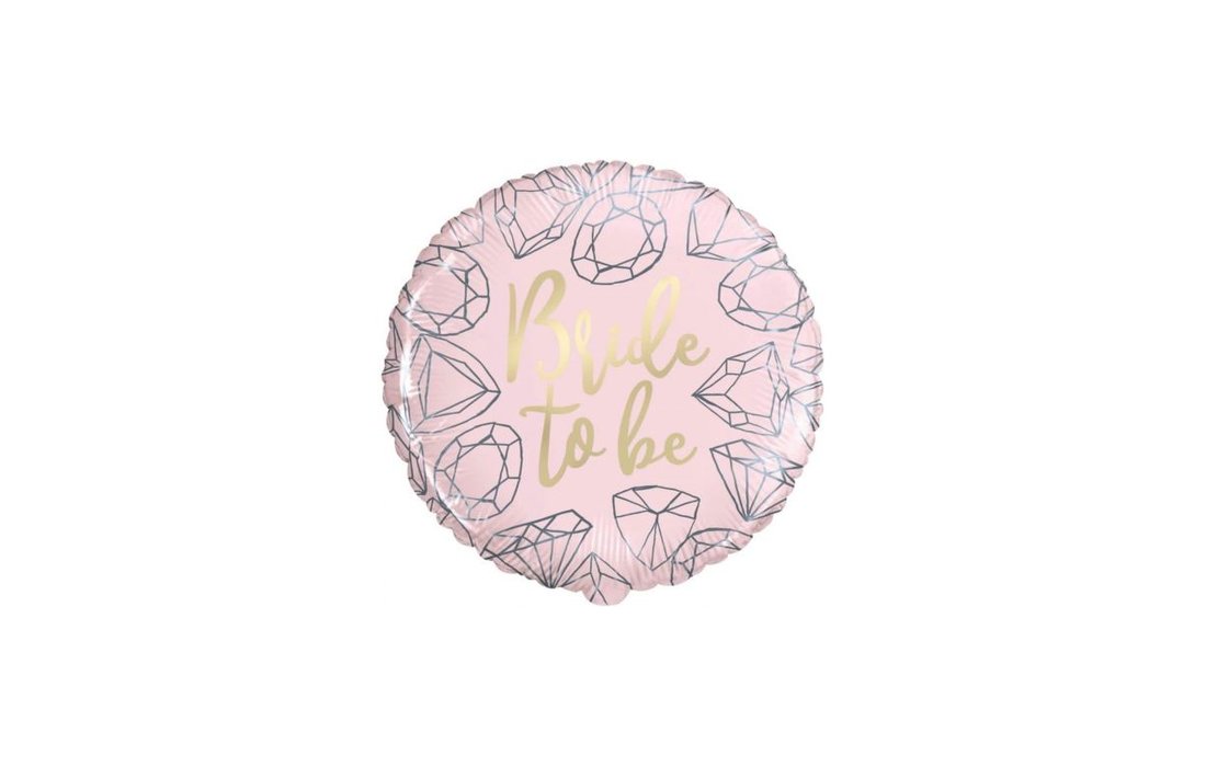 Μπαλόνι foil 18" Bride to Be Pink Diamond Trendy Theme / 46 εκ