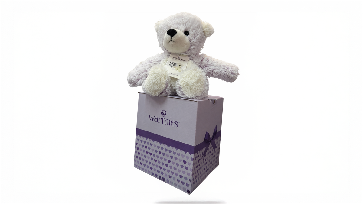 Warmies Αρκουδάκι Marshmallow Ροζ