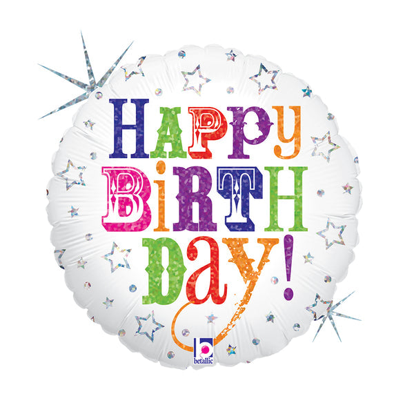 Foil Μπαλόνι Happy Birthday 47cm