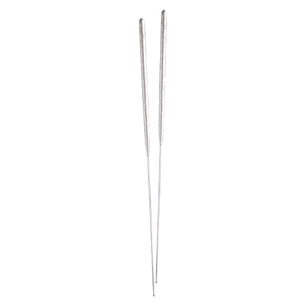 Στικάκια Sparkles 18cm – Ασημί Glitter (10 τεμ)
