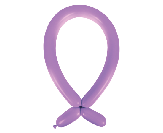 100 Latex Balloons Decorator Modelling Standard Purple 114 cm
