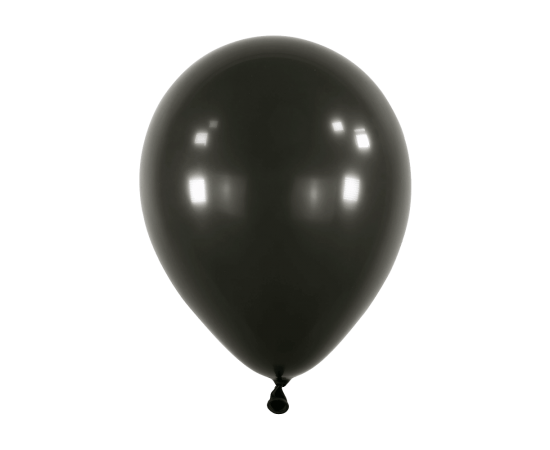 Latex Balloons 11'' Fashion Jet Black /50 pcs