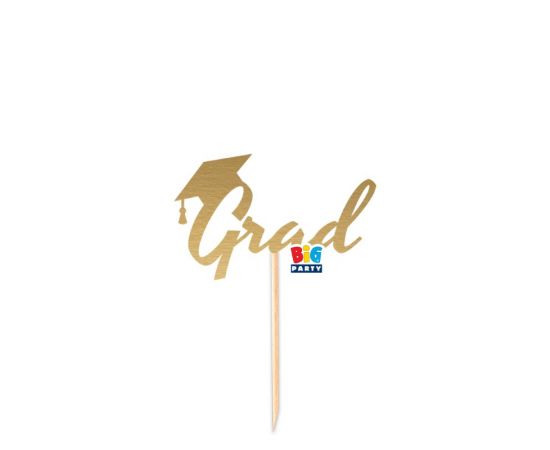 Cake Topper Italic Graduation
