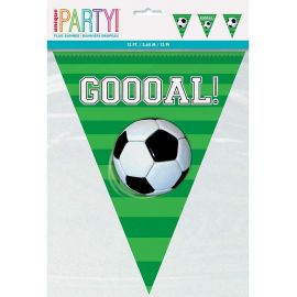 3D Soccer Ball Flag Banner