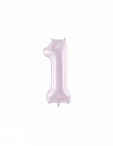 Foil μπαλόνι Νο1 Λιλά 86cm