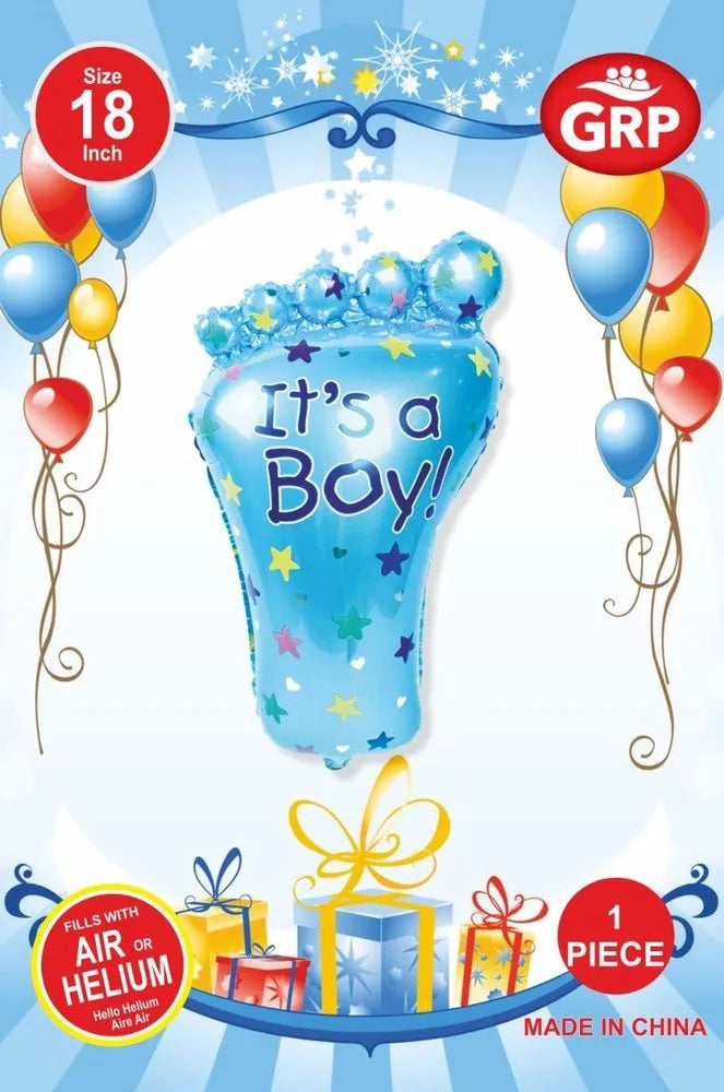 Foil μπαλόνι ''it's a boy'' για Baby Shower