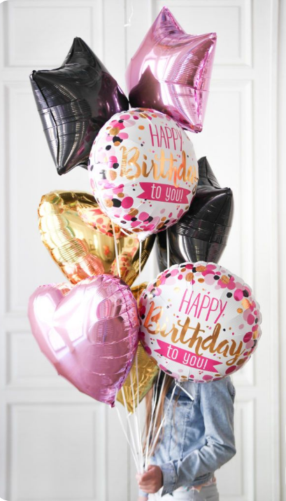 Foil Balloons Happy Birthday | Μπαλόνια για Γενέθλια