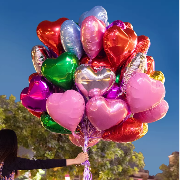 Foil Heart | Μπαλόνια Καρδιές