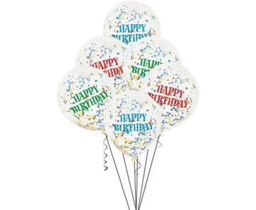 Μπαλόνια με Κομφετί