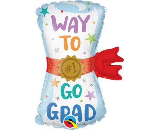 Μπαλόνι Φοιλ Σχήμα 36" Way to Go Diploma / 91εκ