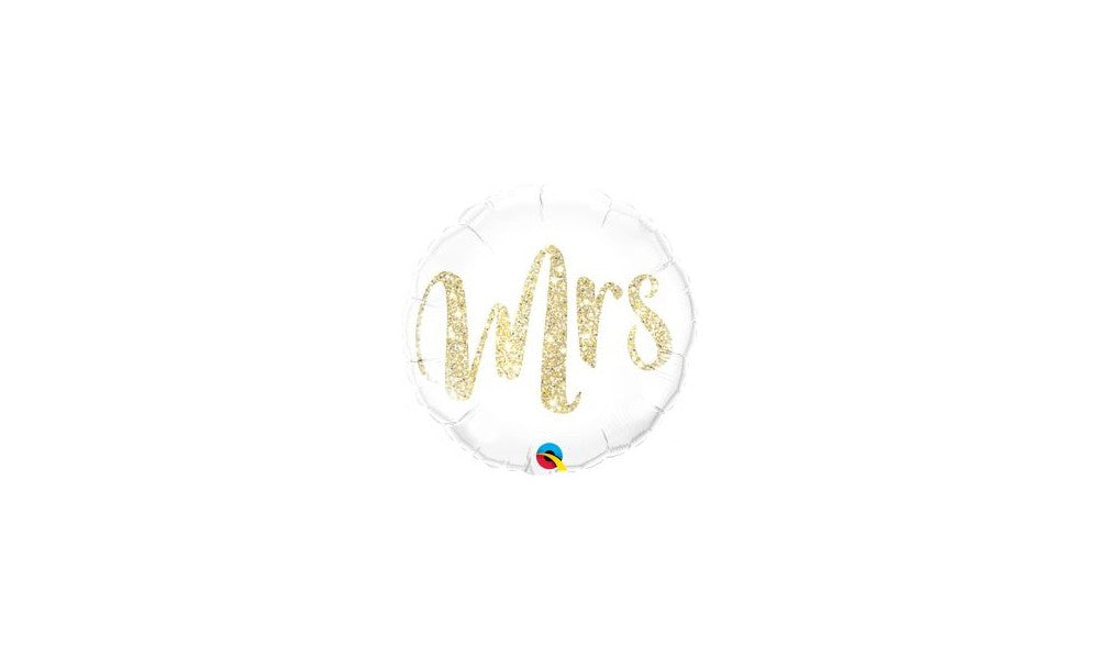 Foil Balloon 18" Mrs Glitter