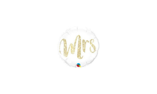 Foil Balloon 18" Mrs Glitter