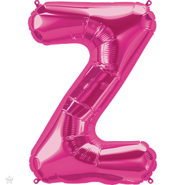 Foil Balloon Foil Balloon Mini Letter Magenta "Z" 41cm Air-Filled