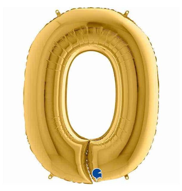Foil μπαλόνι Nο0 χρυσό 102cm