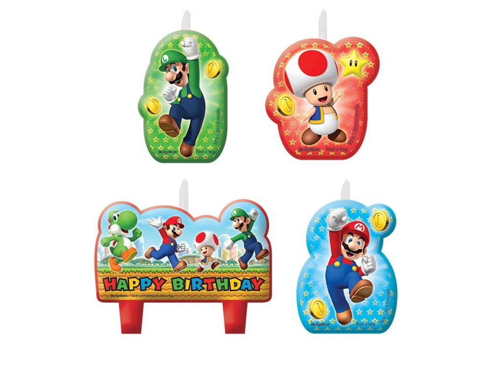 Κεράκια τούρτας Super Mario