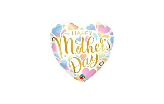 Μπαλόνι foil 18" Mother's Day Pastel Hearts / 45 εκ