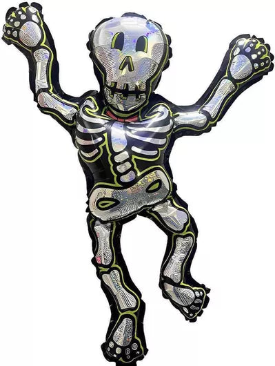 Μπαλόνι Halloween Σκελετός Holographic
