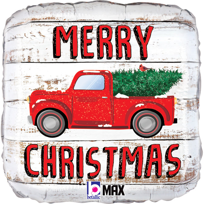 Μπαλόνι φόιλ τετράγωνο Christmas Truck