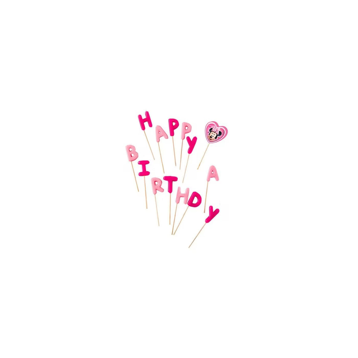 Minnie candles happy birthday