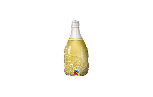 Μπαλόνι foil Μίνι Gold Bubbly Wine Bottle / 14"