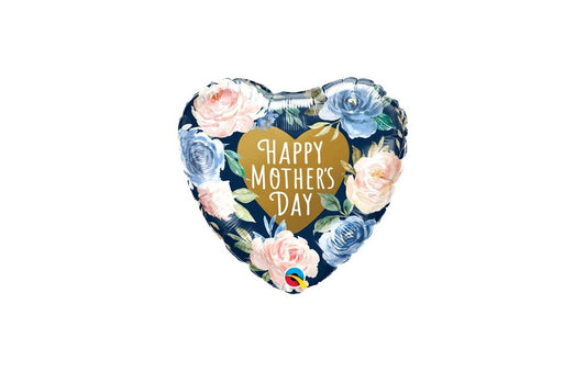 Μπαλόνι foil 18" Mother's Day Pink & Blue Roses / 46 εκ