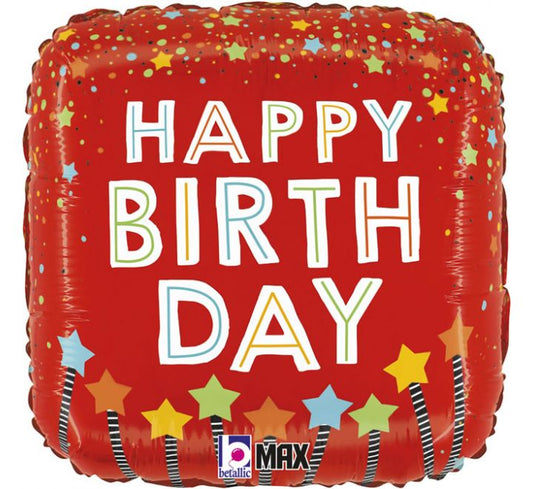 Foil Happy Birthday Μπαλονι