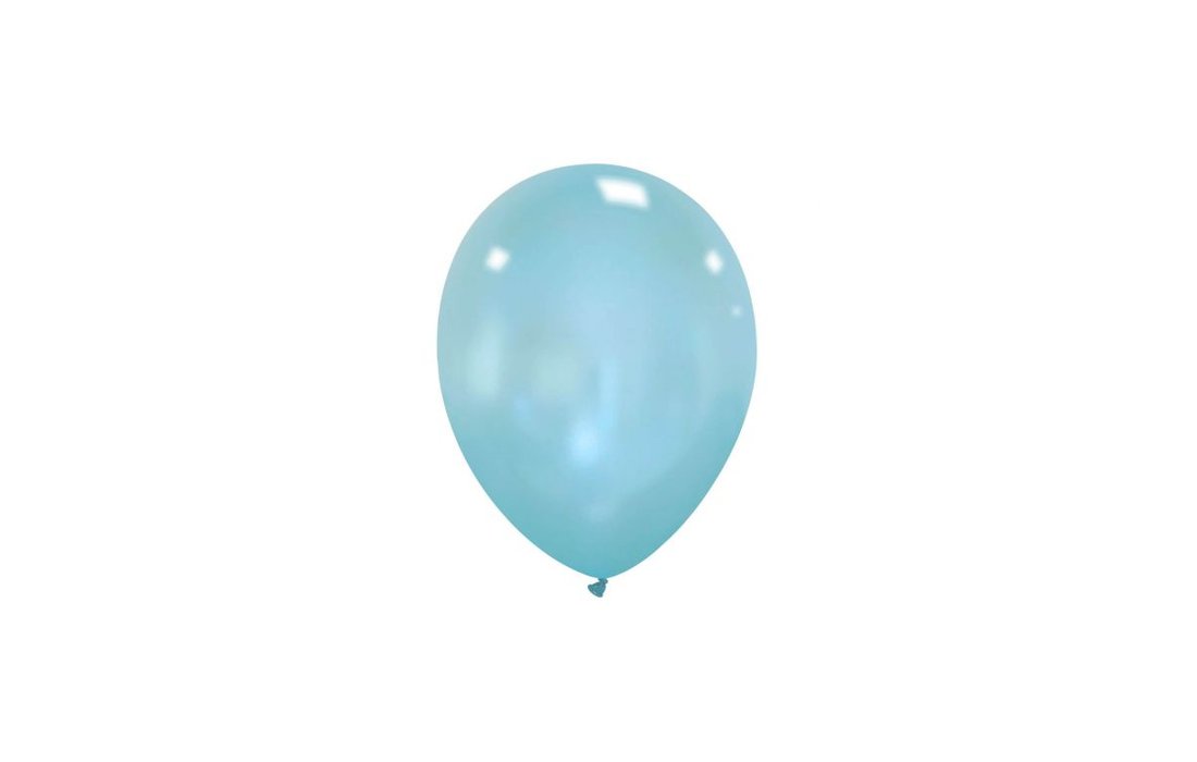 Μπαλόνια latex 12" Μεταλλικό Σιελ / 100 τεμ