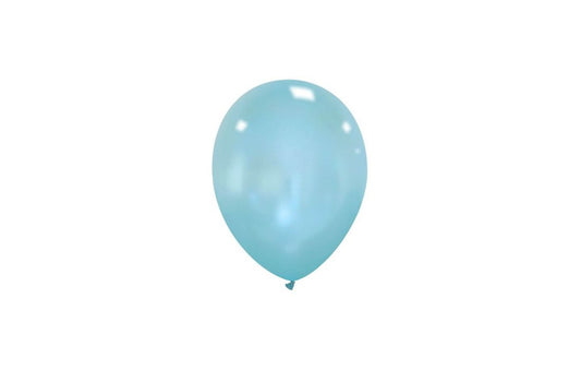 Μπαλόνια latex 12" Μεταλλικό Σιελ / 100 τεμ