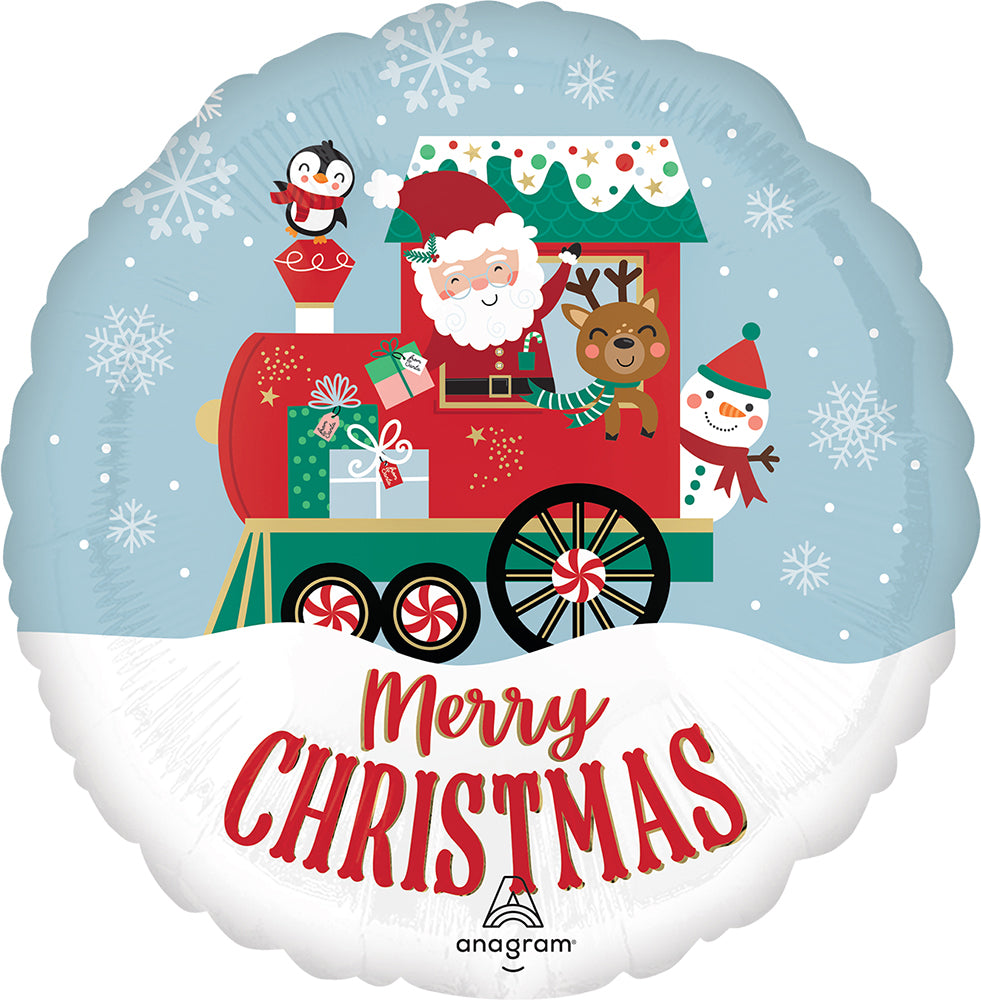 Μπαλόνι φόιλ North Pole Express Christmas 17"