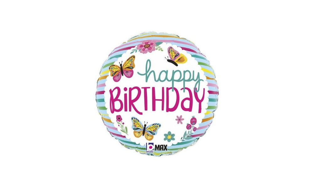 Foil Μπαλόνι Happy Birthday 47cm