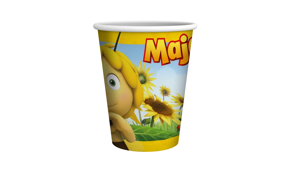 Ποτηράκια Μάγια η Μέλισσα 250ml, 8τμχ