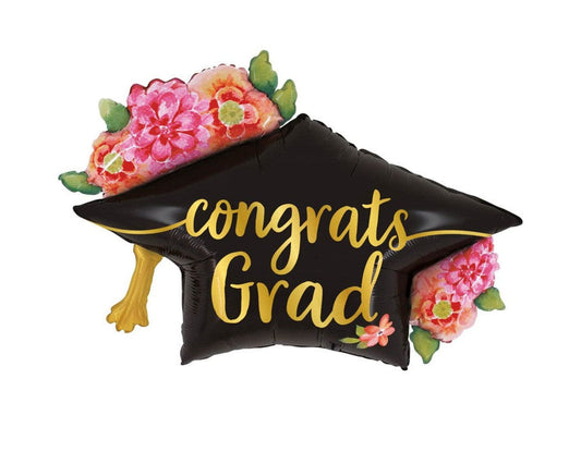 Μπαλόνι Foil Supershape Graduation Hat