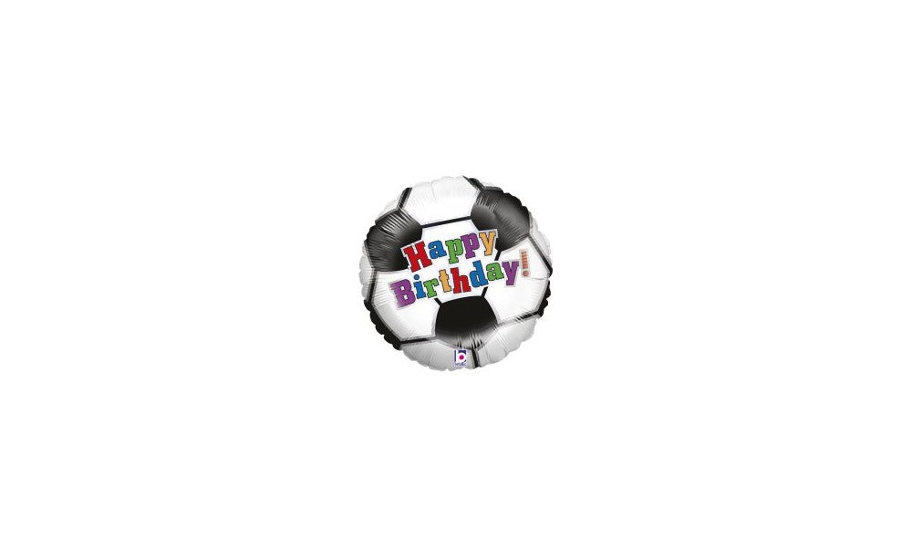 Foil μπαλόνι Football Happy Birthday 18''