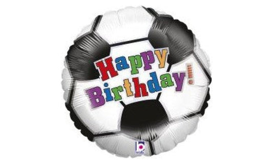 Foil μπαλόνι Football Happy Birthday 18''