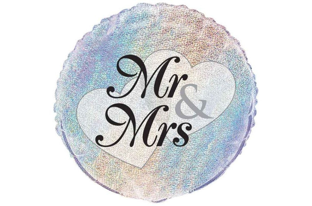 FOIL BALLOON18in MR. & MRS.