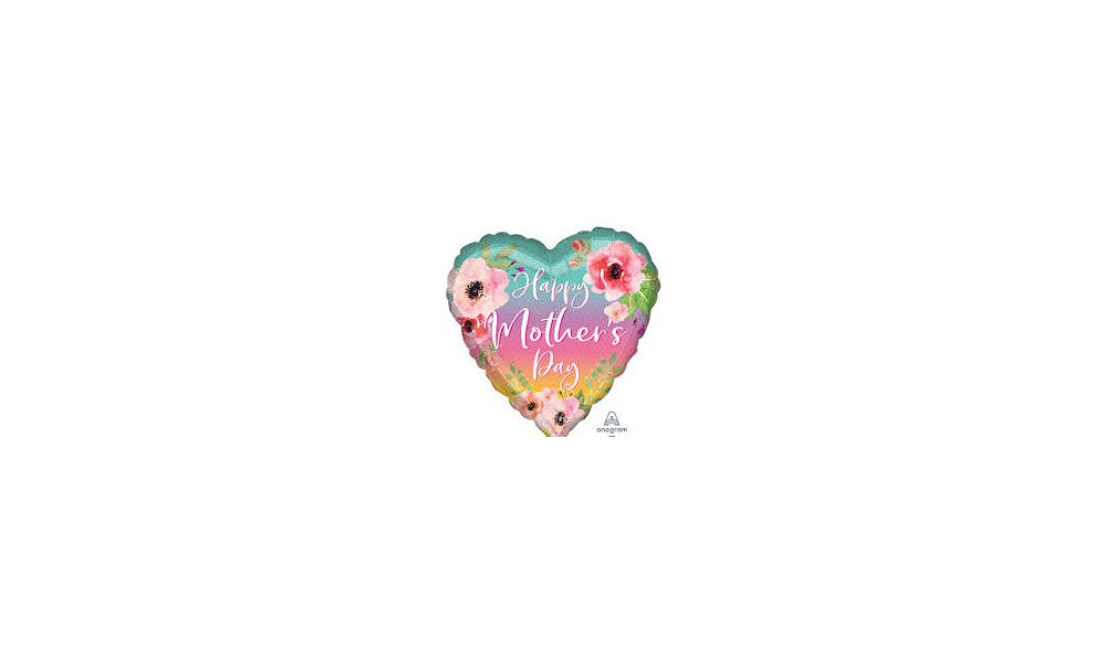 Flowers & Ombre Mother's Day 28″ Balloon