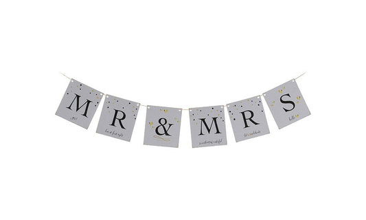 Γιρλάντα Mr And Mrs  200cm