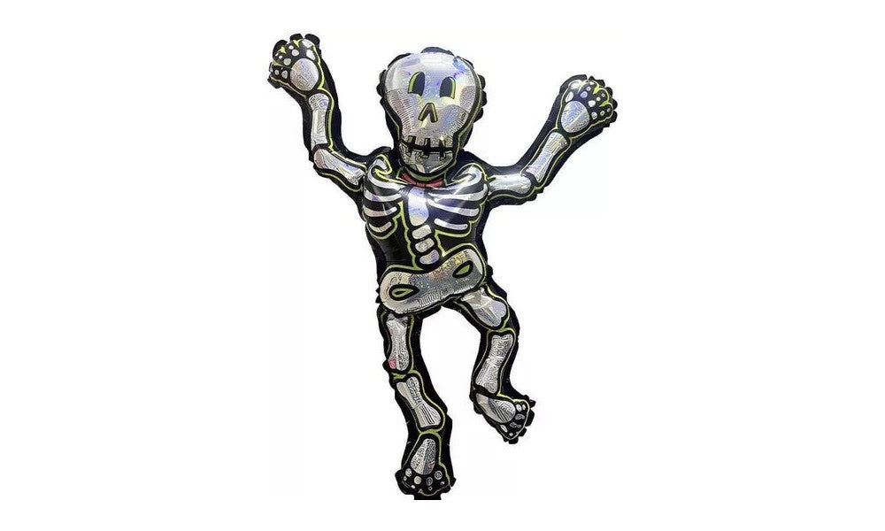 Μπαλόνι Halloween Σκελετός Holographic