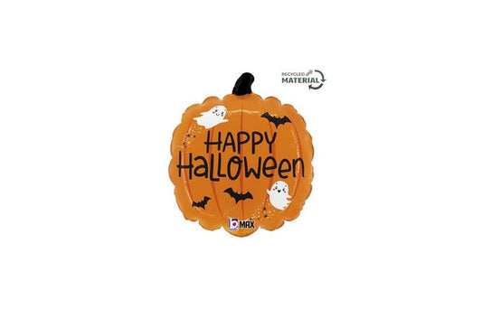 Halloween Pumpkin Foil Balloon 18"