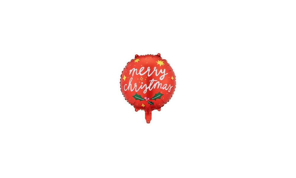 Μπαλόνι φόιλ Merry Christmas πορτοκαλί 18''