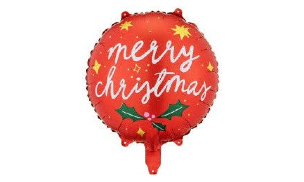 Μπαλόνι φόιλ Merry Christmas πορτοκαλί 18''