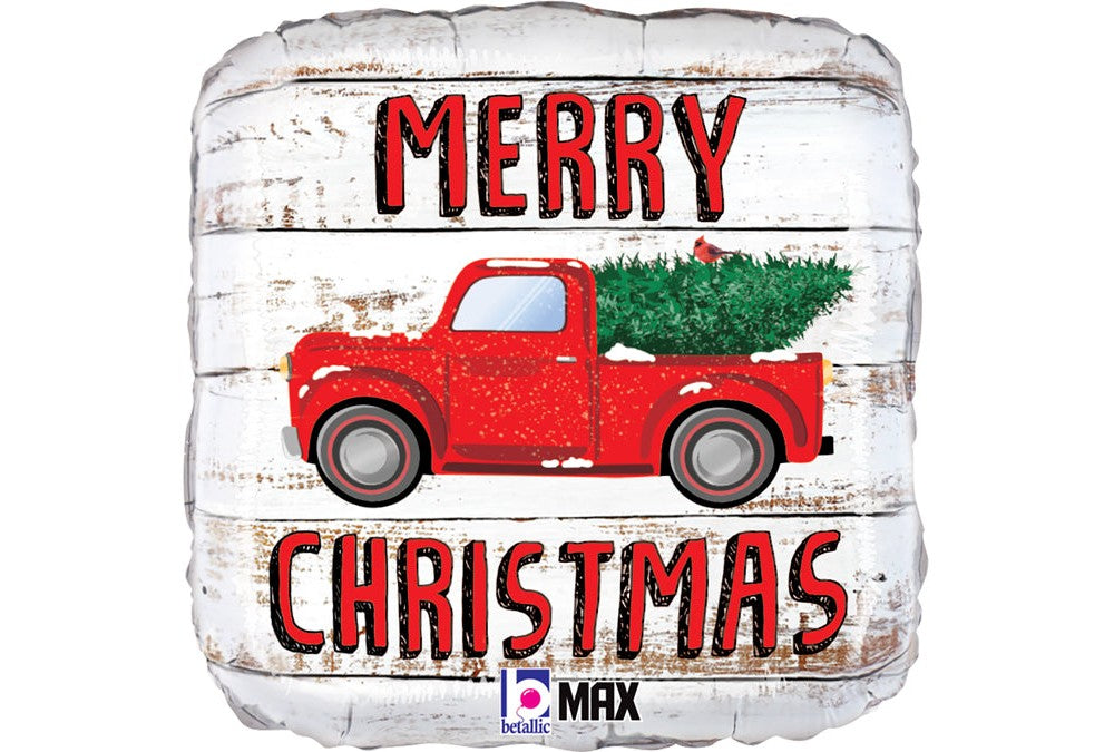 Μπαλόνι φόιλ τετράγωνο Christmas Truck