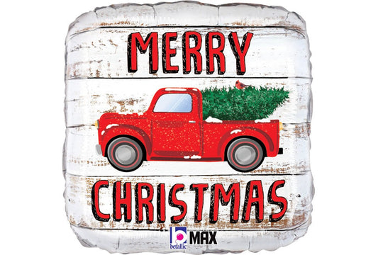 Μπαλόνι φόιλ τετράγωνο Christmas Truck
