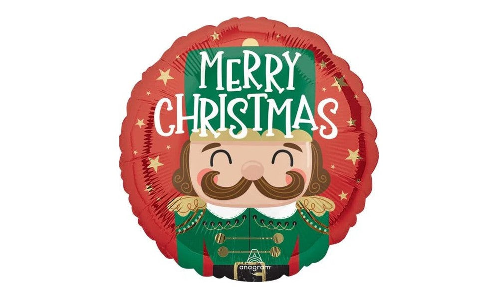 Μπαλόνι φόιλ Merry Christmas Καρυοθραύστης
