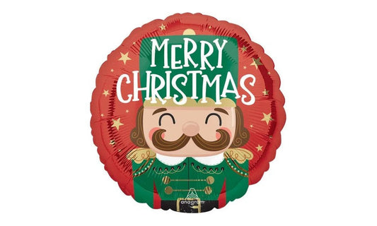 Μπαλόνι φόιλ Merry Christmas Καρυοθραύστης